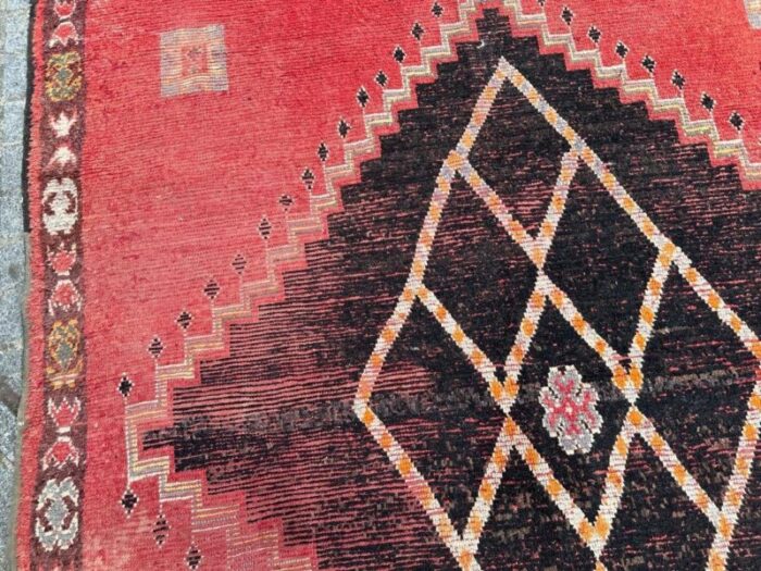 long moroccan tribal rug 1940s 8