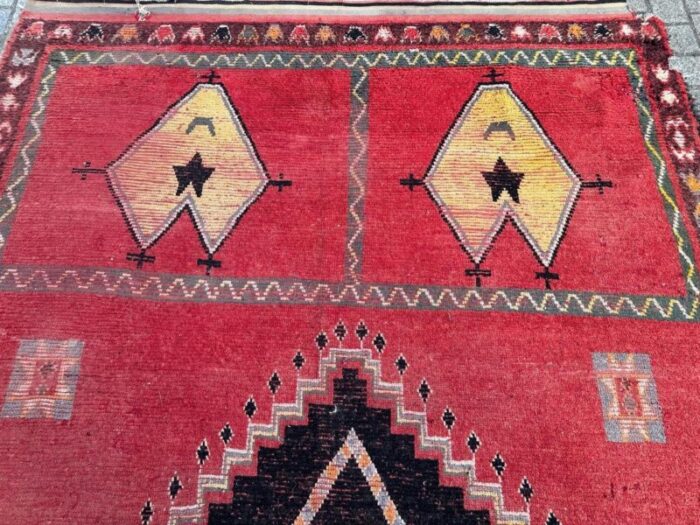 long moroccan tribal rug 1940s 9