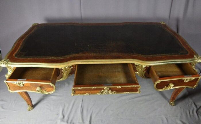 louis xv desk marquetery 19th century 2653