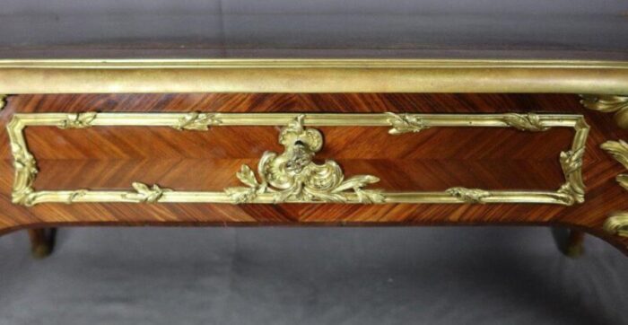 louis xv desk marquetery 19th century 8000