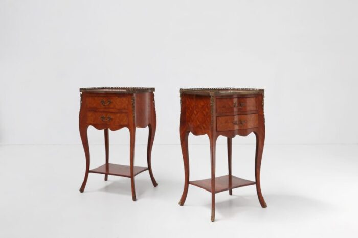 louis xvi nightstands belgium 1950s set of 2 4405