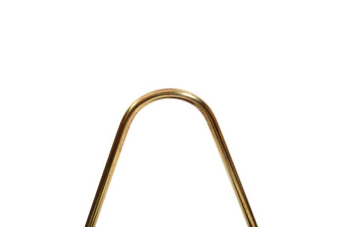 magazin holder in brass and leather by carl auboeck for werksta tte denmark 1950s 8