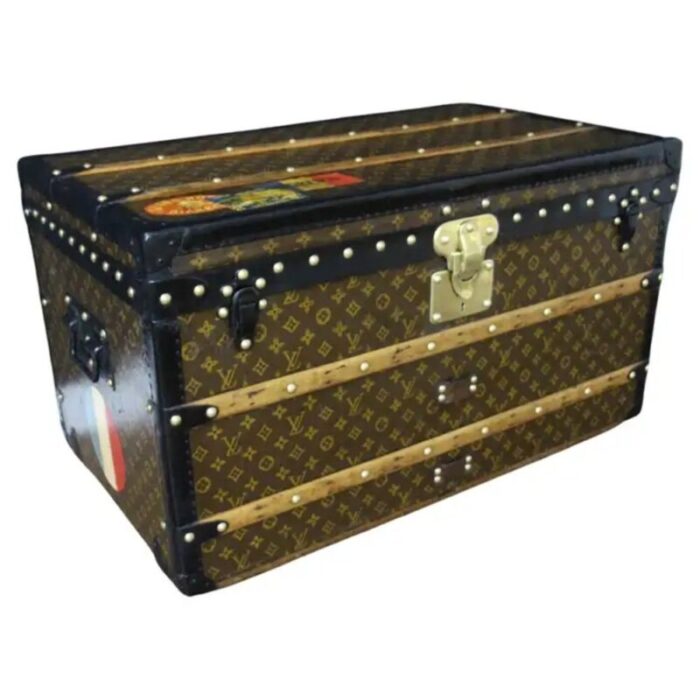 mail trunk in monogram canvas by louis vuitton 1920 1