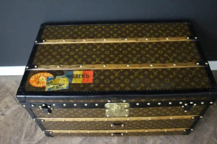 mail trunk in monogram canvas by louis vuitton 1920 11