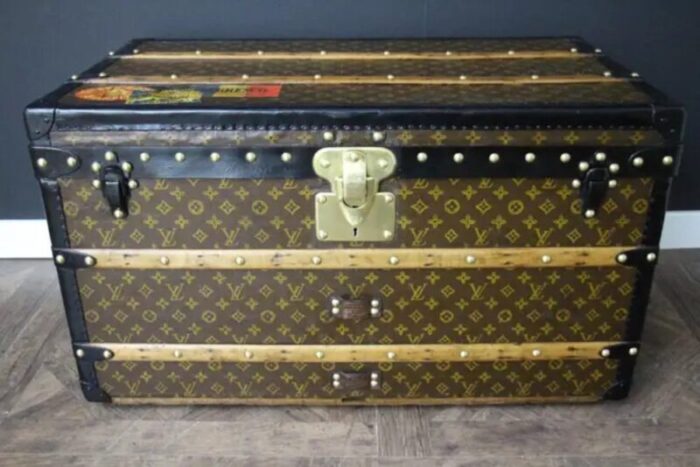 mail trunk in monogram canvas by louis vuitton 1920 2