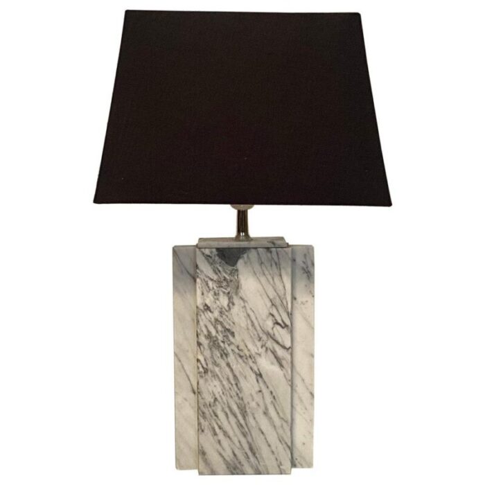 marble bedside lamp 1980s 1708