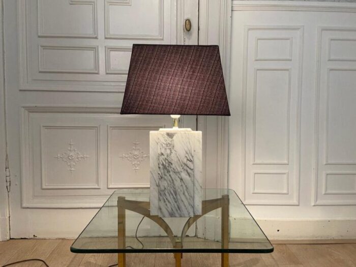 marble bedside lamp 1980s 8849