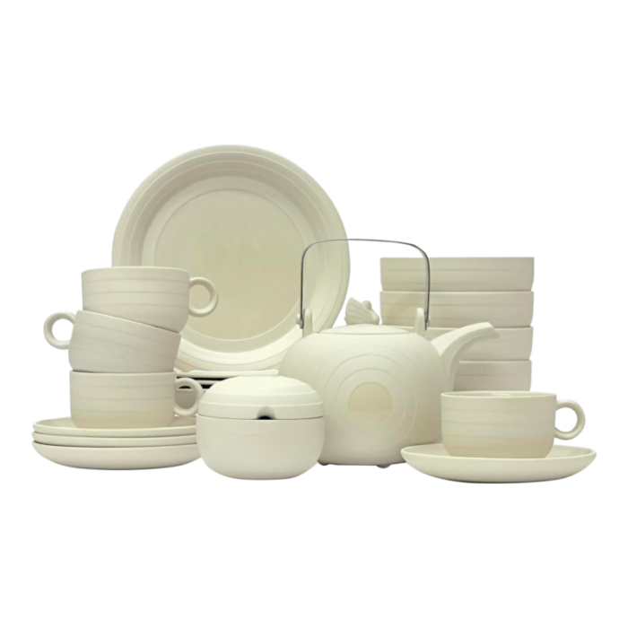 matte and gloss dinner set by hornsea concept place settings for 4 22 pieces 1426