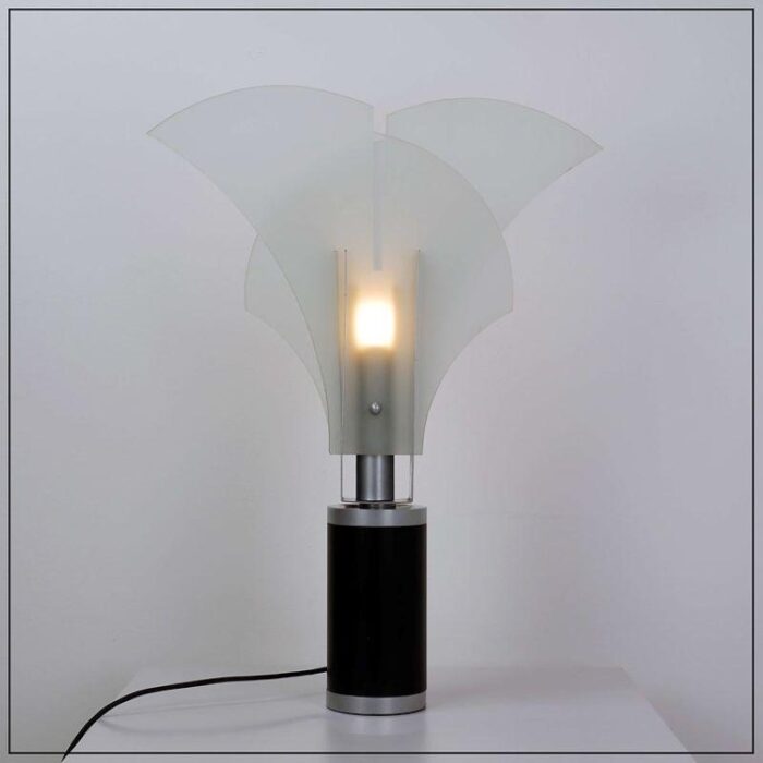 mezzo alfiere table lamp attributed to carla venosta for quatrifolio italy 1980s 5886