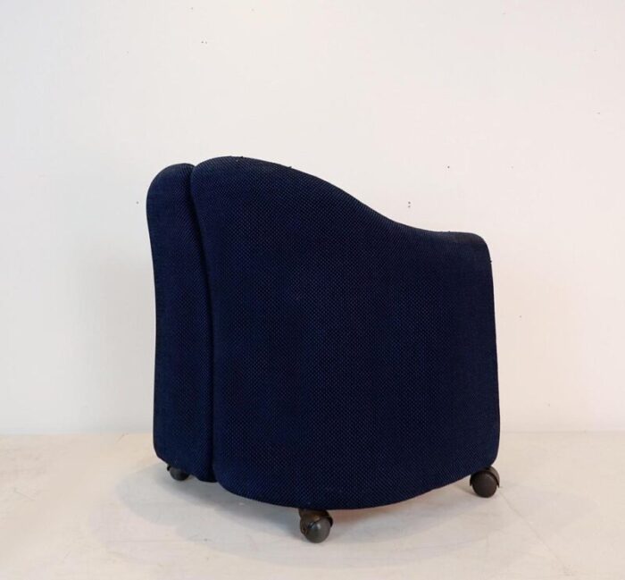 mid century armchair attributed to eugenio gerli for tecno italy 1970s 0028