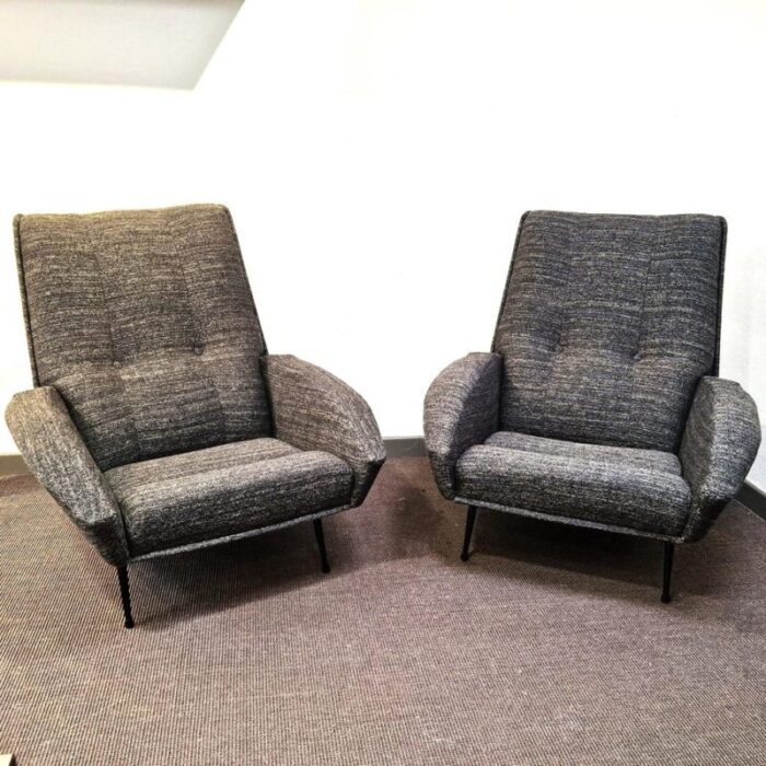 mid century armchairs set of 2 6065