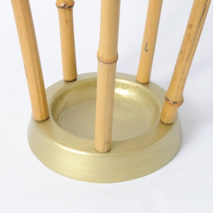 mid century bamboo umbrella stand 1950s 3