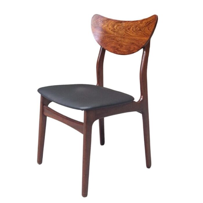 mid century chairs in the style of hp hansen set of 6 4110