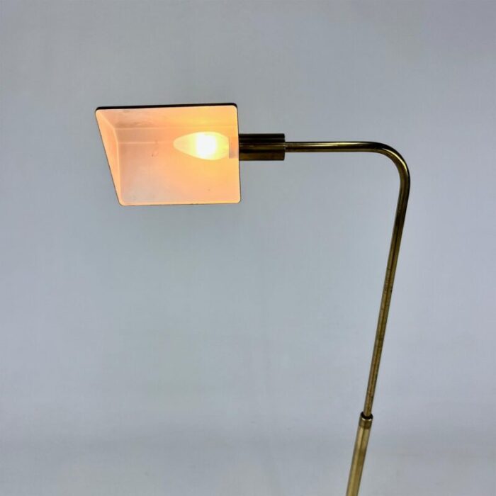 mid century classical brass and steel floor lamp 1960s 0014