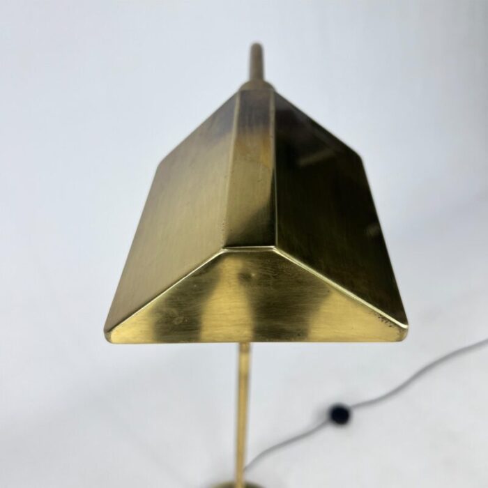 mid century classical brass and steel floor lamp 1960s 6453