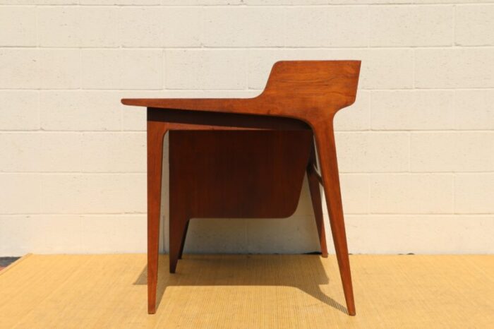 mid century executive desk by john van koert for drexel 0196