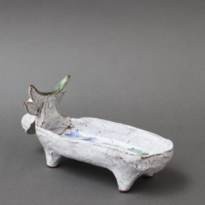 mid century french cow vide poche by albert thiry 1960s 5