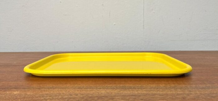 mid century german space age yellow leguval plastic tray from bayer 1960s 11