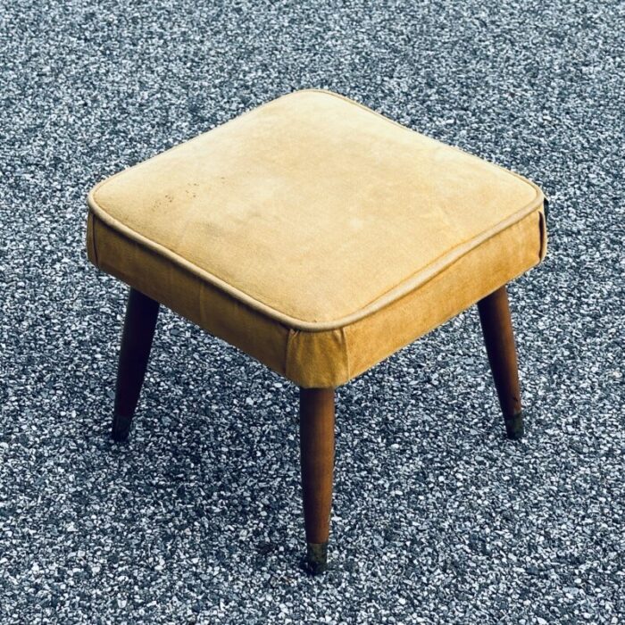 mid century modern footstool c 1960 2670