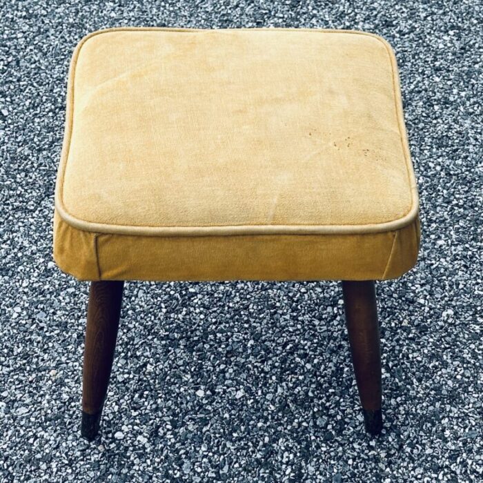 mid century modern footstool c 1960 8067