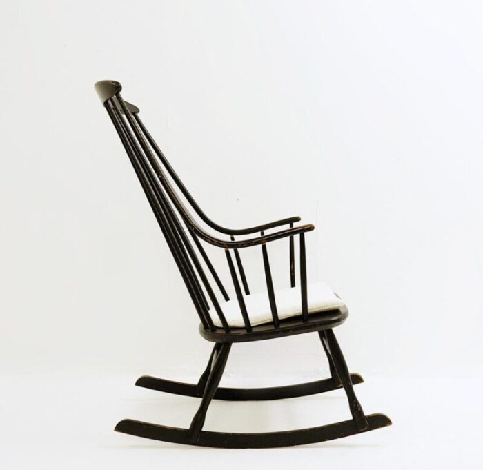 mid century rocking chair attributed to lena larsson for nesto 1960s 2156