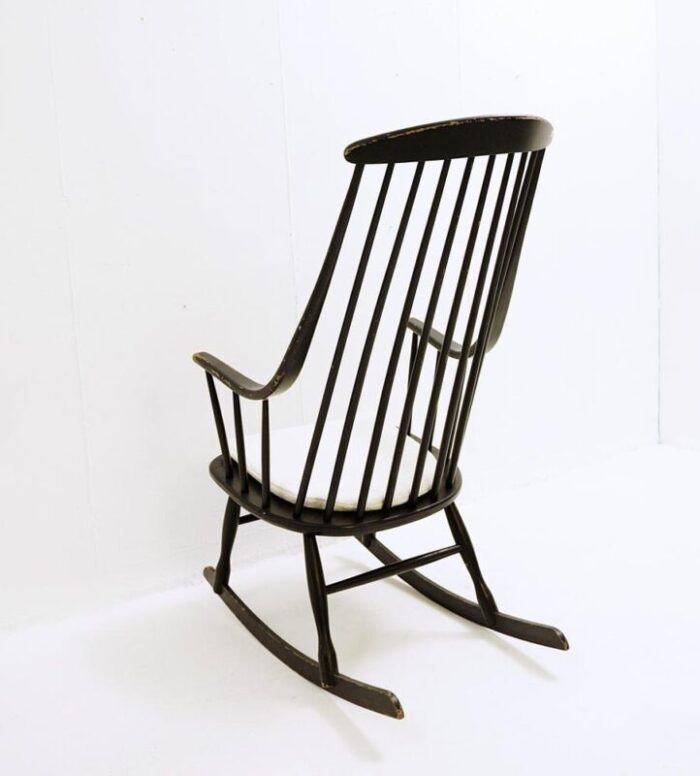 mid century rocking chair attributed to lena larsson for nesto 1960s 2816