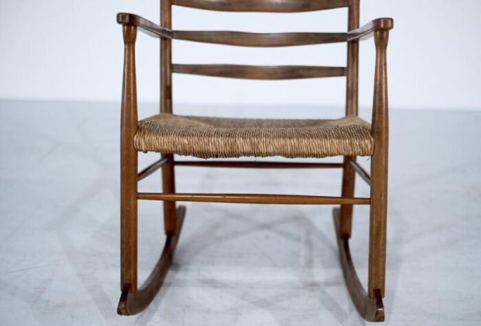 mid century scandinavian rocking chair 1960s 0399