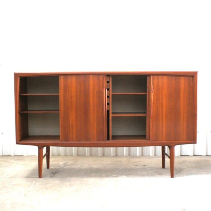 mid century scandinavian sideboard in teak attributed to axel christensen 1950s 6330