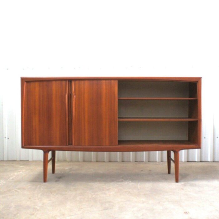 mid century scandinavian sideboard in teak attributed to axel christensen 1950s 7646