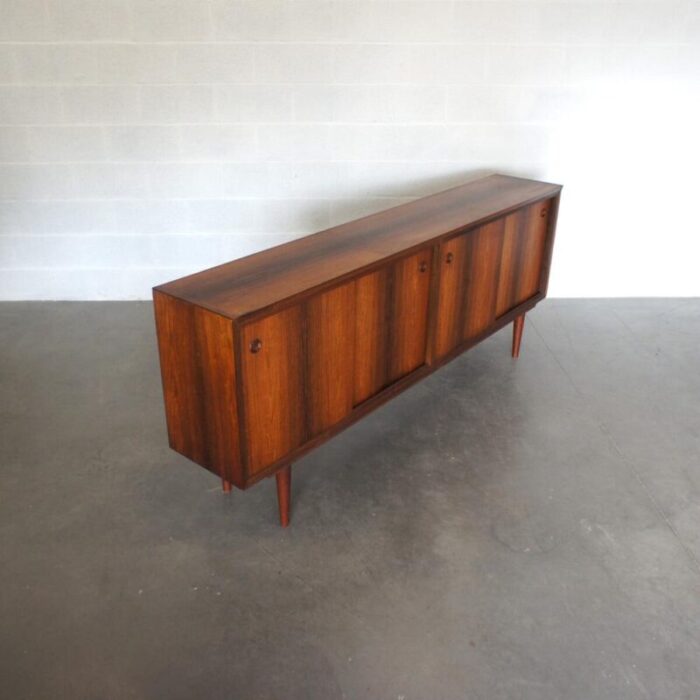 mid century sideboard with sliding doors 2042