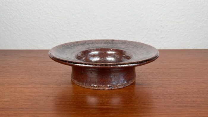 mid century studio pottery bowl from visby denmark 1960s 1