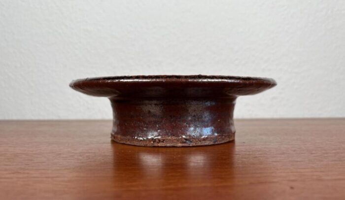 mid century studio pottery bowl from visby denmark 1960s 11