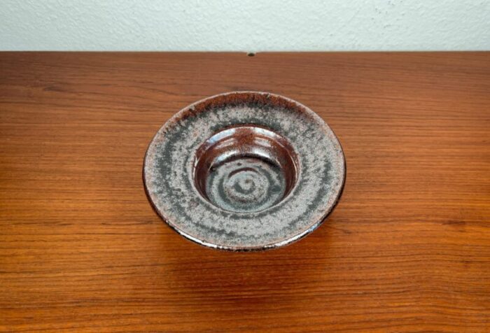 mid century studio pottery bowl from visby denmark 1960s 5