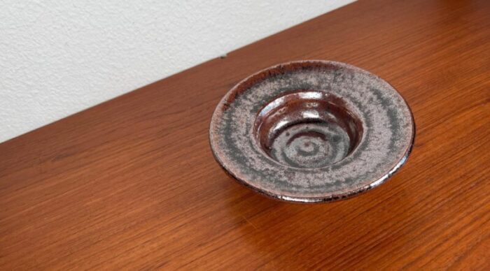 mid century studio pottery bowl from visby denmark 1960s 8