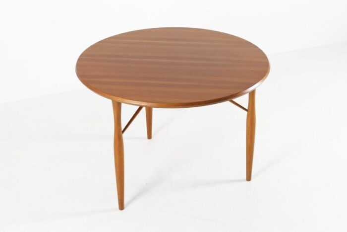 mid century wooden coffee table 1950s 5832