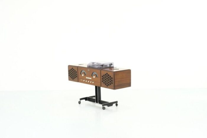 midcentury record player brionvega attributed to achille and pier giacomo castiglioni for hille 1960s 0212