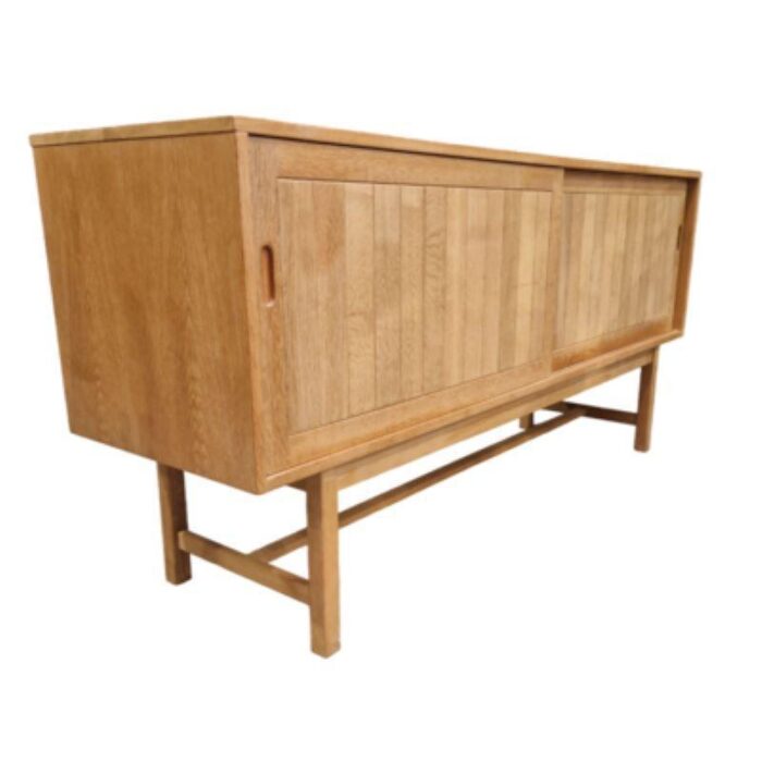 minimalist sideboard in light oak attributed to kurt ostervig for kp mobler 1646