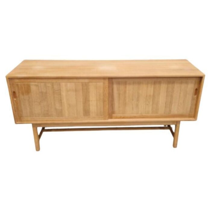 minimalist sideboard in light oak attributed to kurt ostervig for kp mobler 2609