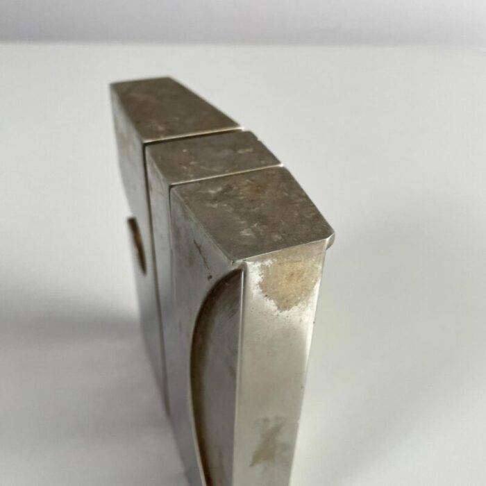 modern brutalist italian metal sculpture by edmondo cirillo 1970s 8467