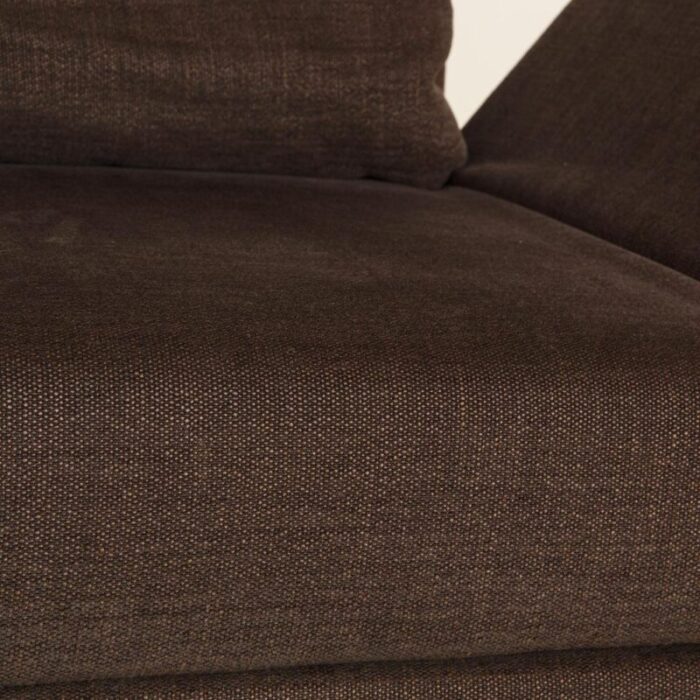 moule fabric two seater grey brown sofa from bruhl 4158