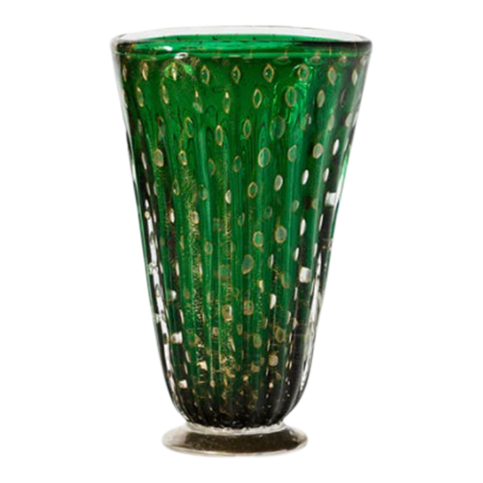 murano bubble control vase by barovier and toso 5385