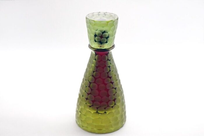 murano glass bottle by mariano moro 1990s 1