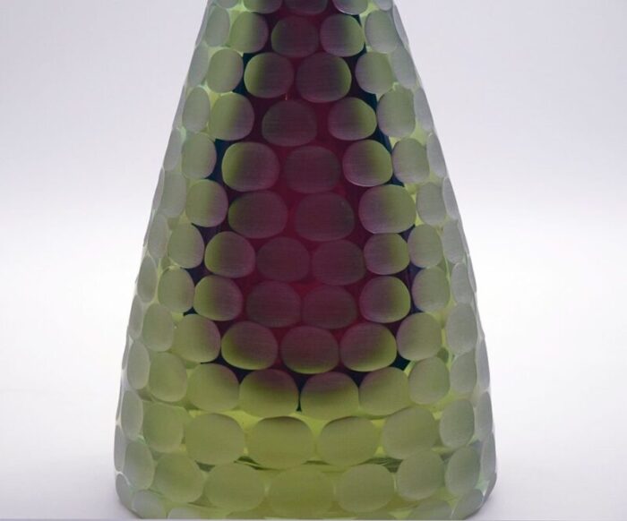 murano glass bottle by mariano moro 1990s 4