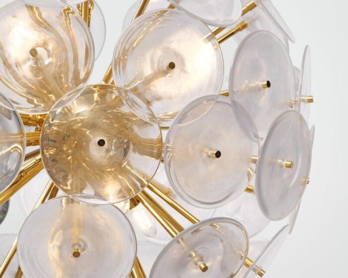 murano glass disc iridescent sputnik chandelier 0290