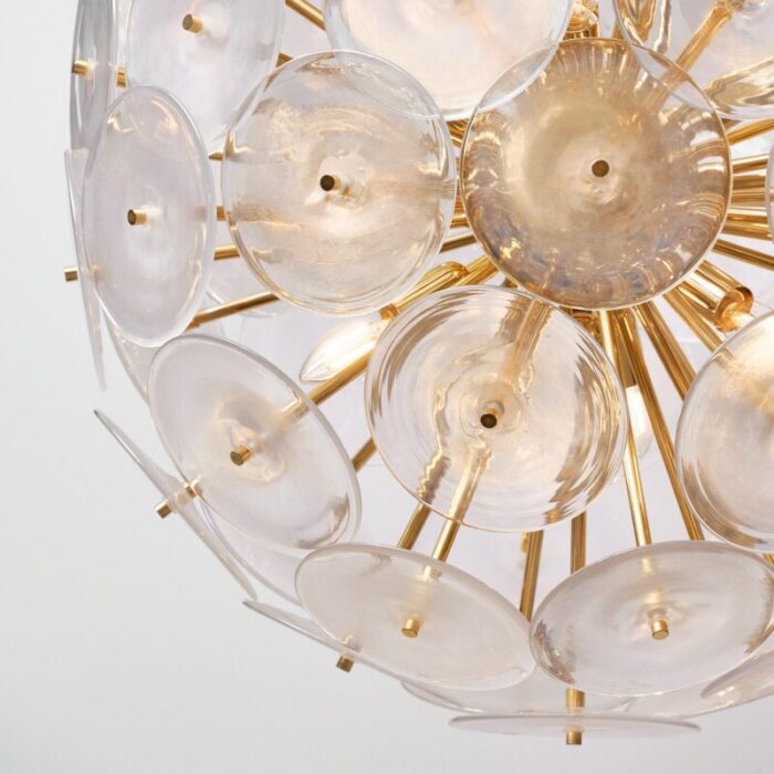 murano glass disc iridescent sputnik chandelier 0329