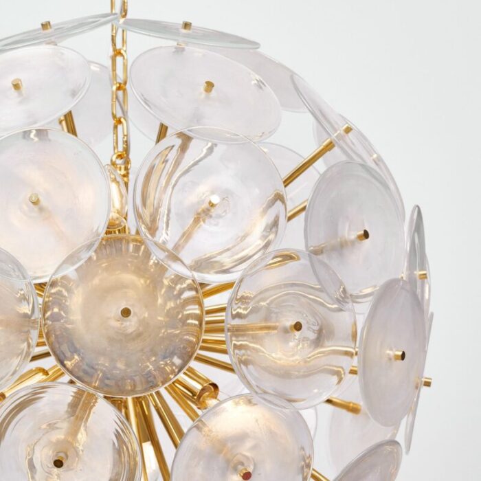 murano glass disc iridescent sputnik chandelier 3701