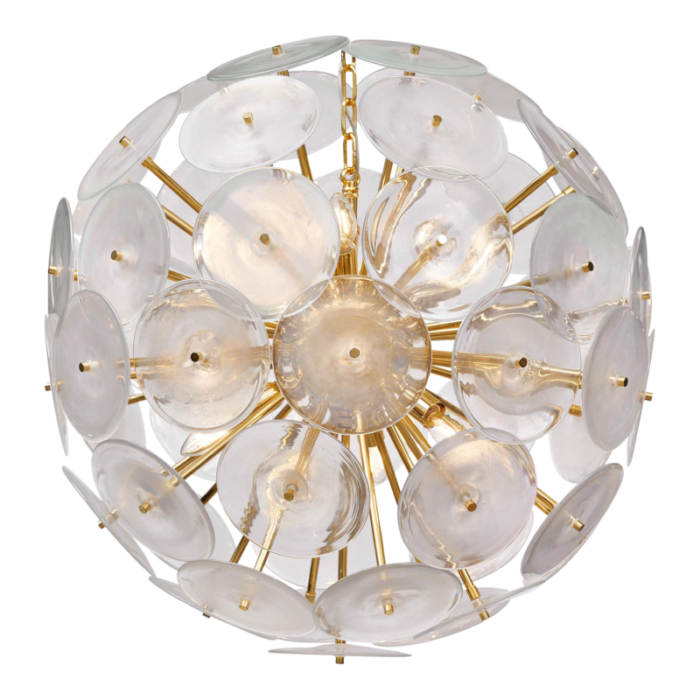 murano glass disc iridescent sputnik chandelier 4632