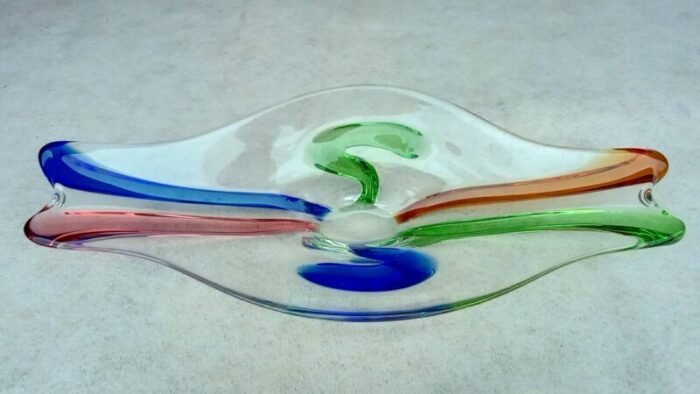 murano glass fruit bowl 1960s 1