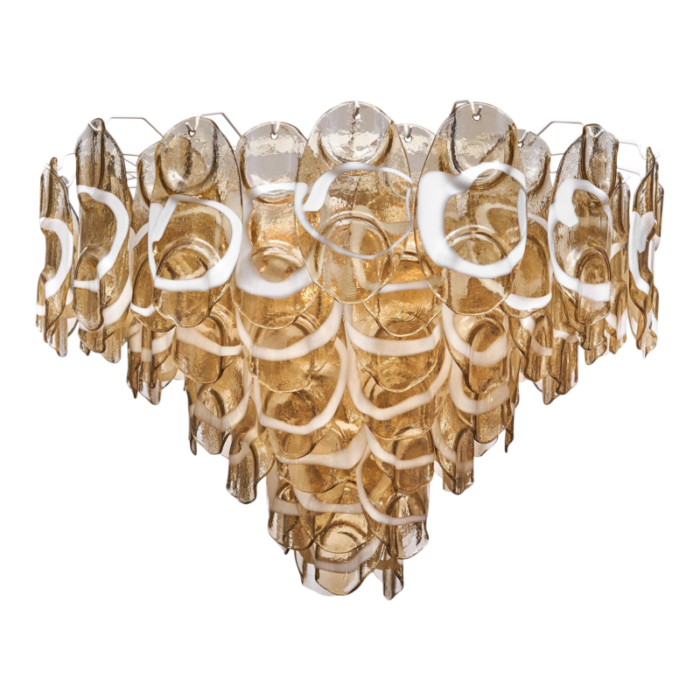 murano glass organic chandelier 1319