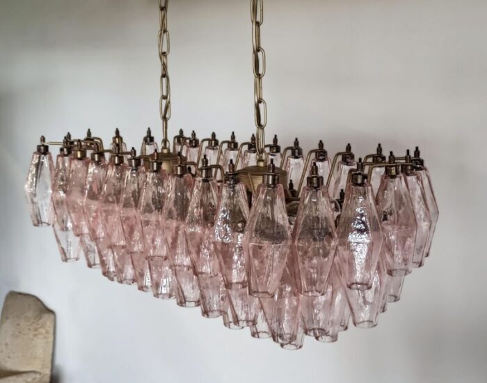 murano poliedri chandelier by carlo scarpa 1990 0536